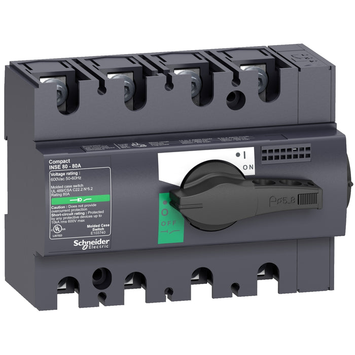 28999 switch-disconnector Interpact INSE80 - 4 poles - 80 A