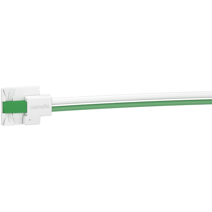 KBC16DCS101T Tap off unit, Canalis KB, 16A, L1+N+PE, direct connection, pre wired, 1m length, compatible DALI/KNX protocol, green