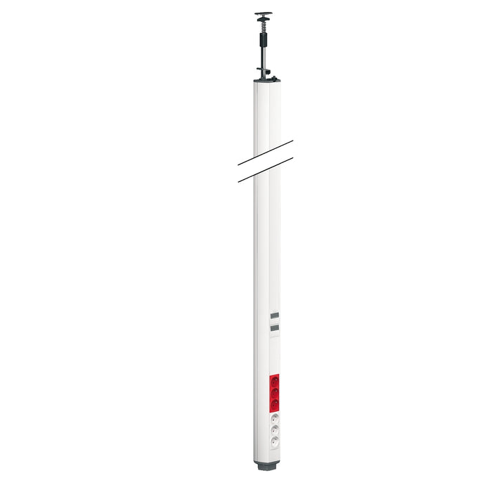 ISM20121P OptiLine 45 - pole - tension-mounted - one-sided - polar white - 3900-4300 mm