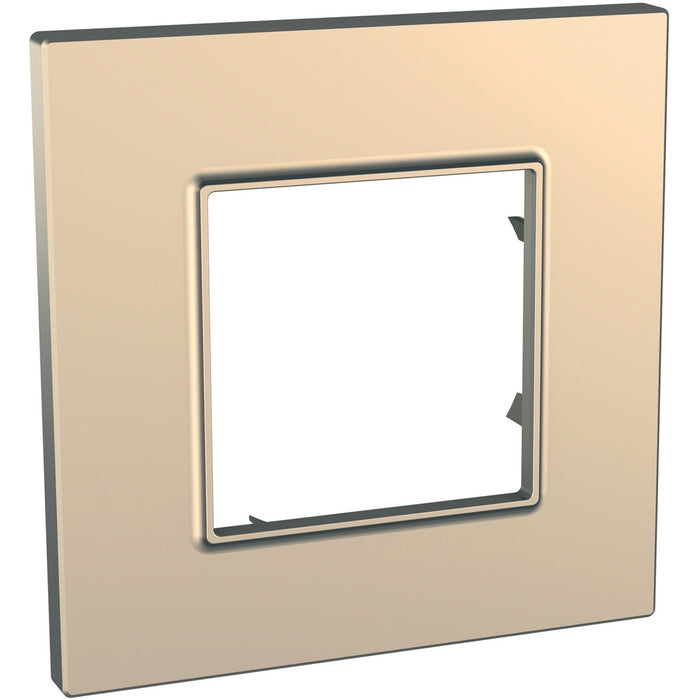 MGU6.702.56 Unica Quadro Metallized - cover frame - 1 gang - copper