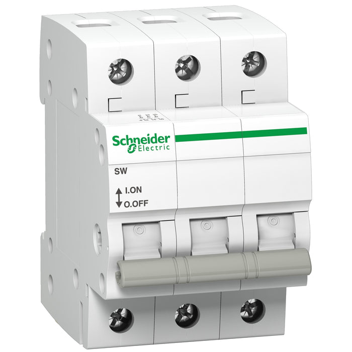 A9S62363 Switch disconnector, Acti9 SW, 3P, 63A, 4.2kA (IEC 60947-3)