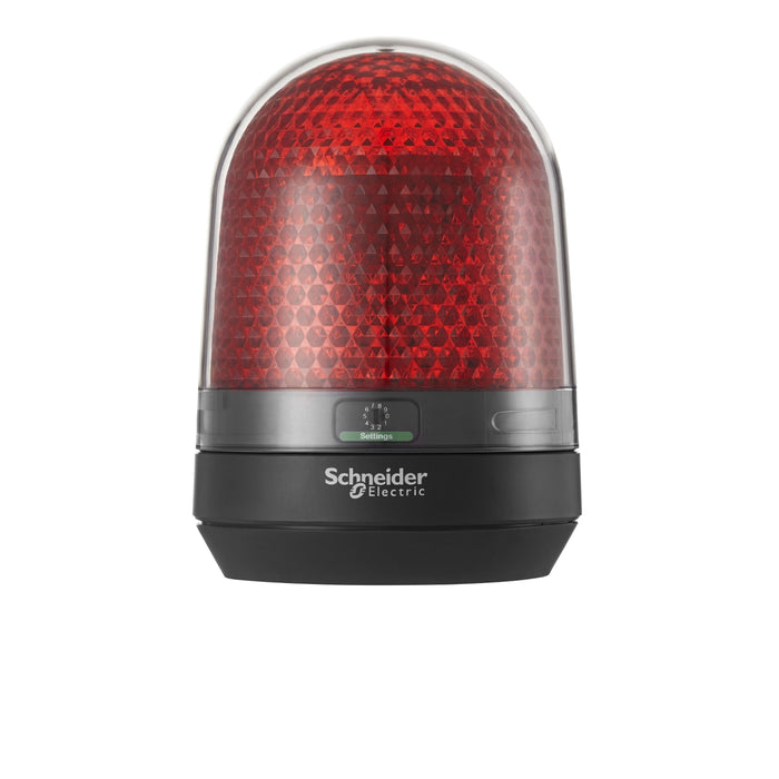 XVR3E04 Harmony XVR, Illuminated beacon without buzzer, red, Ø100, integral LED, 48 V DC