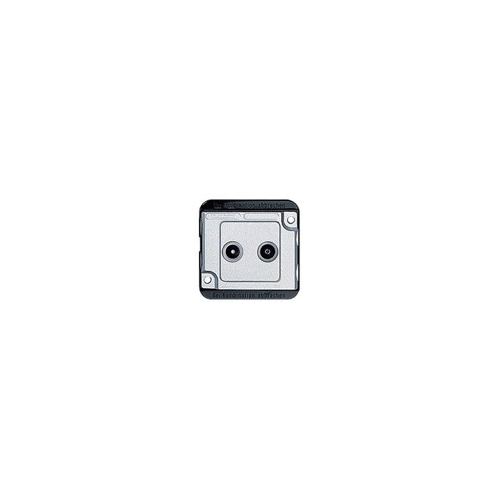 MTN299460 Merten HD, TV/SAT socket, Aluminium