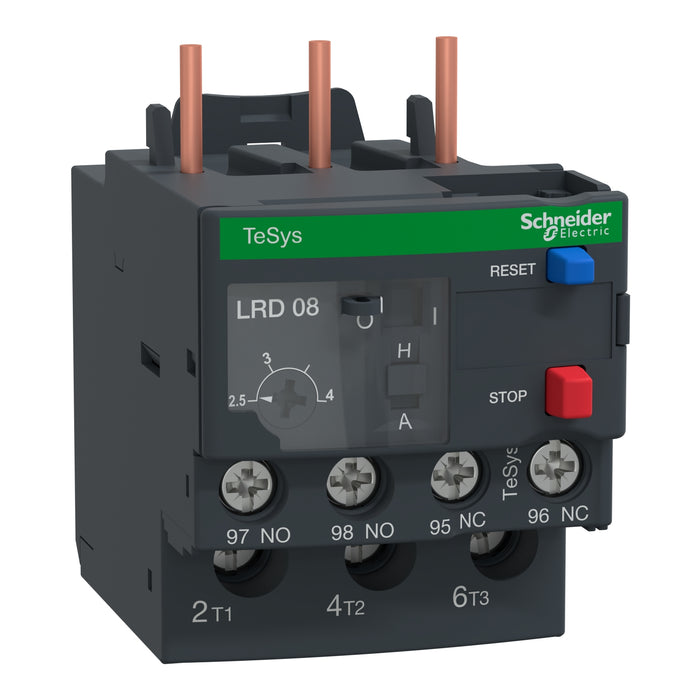 LR3D086 TeSys Deca thermal overload relays - 2.5...4 A - class 10A