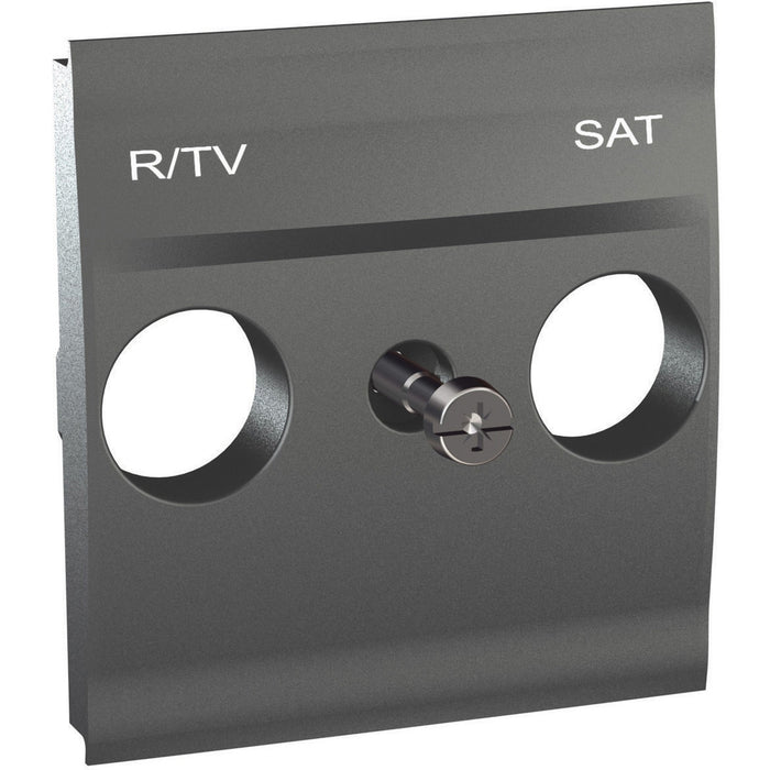 MGU9.441.12 Unica Top/Class - cover plate for R-TV/SAT sockets - 2 m - graphite