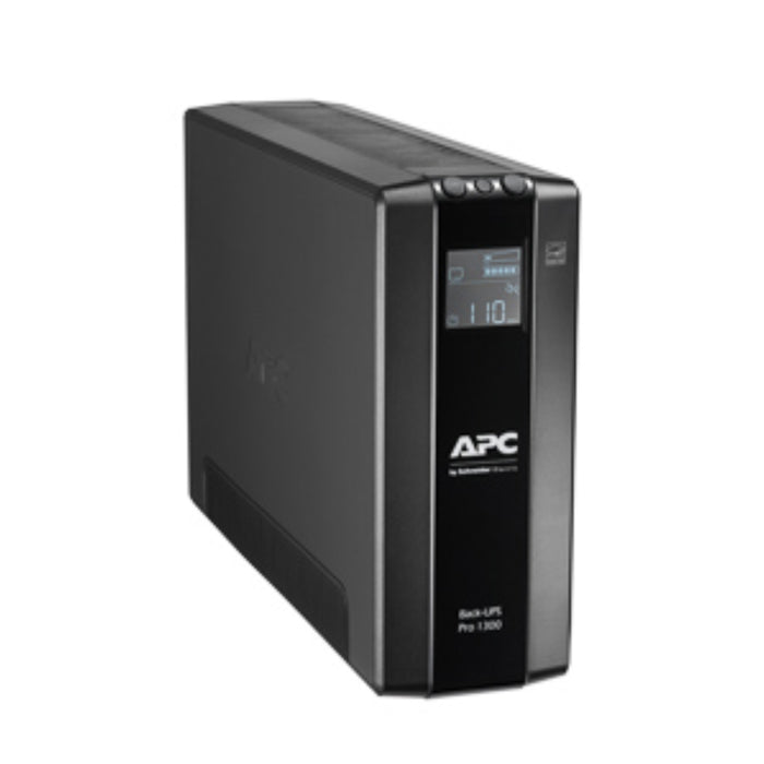 BR1300MI APC Back-UPS Pro, 1300VA/780W, Tower, 230V, 8x IEC C13 outlets, AVR, LCD, User Replaceable Battery