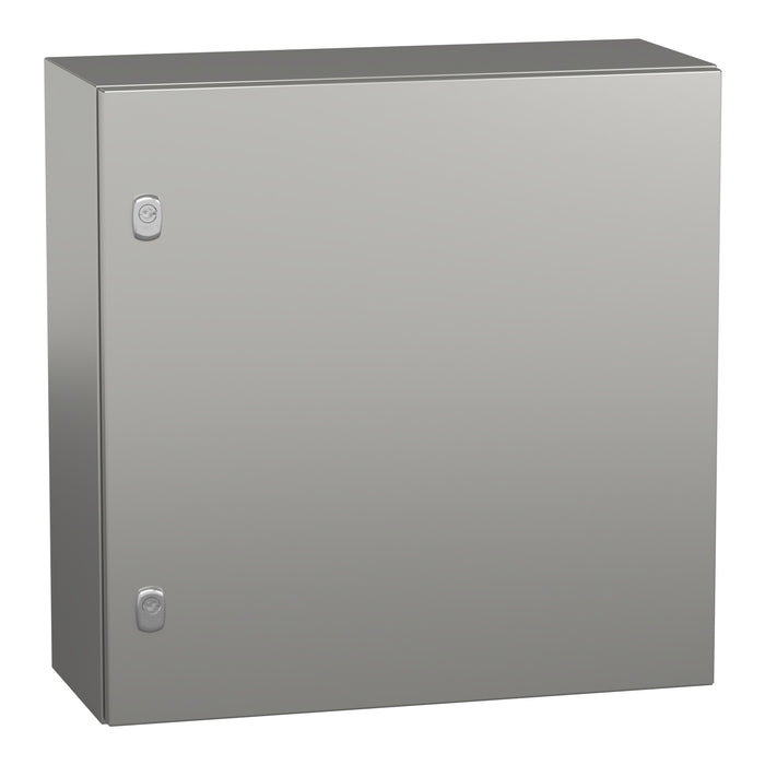 NSYS3X6625H Wall mounted enclosure, Spacial S3X, stainless steel 316L, plain door, 600x600x250mm, IP66