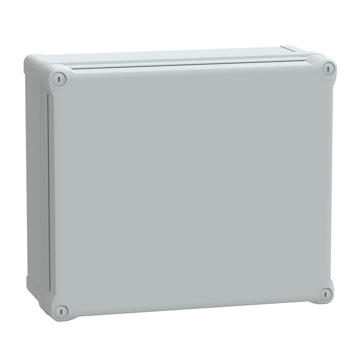 NSYTBS342916H ABS box IP66 IK07 RAL7035 Int.H325W275D160 Ext.H341W291D168 Opaque cover H60