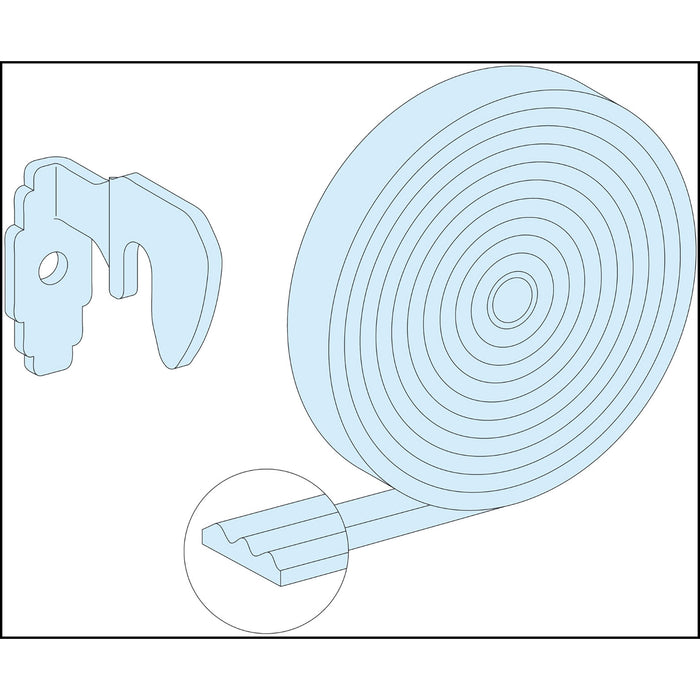 LVS08841 Sealing kit, PrismaSeT G, self adhesive gasket, increase door protection to IP43