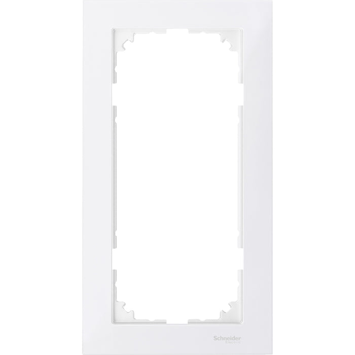 MTN4025-3619 Cover frame, Merten M-Pure, 1 gang, polar white