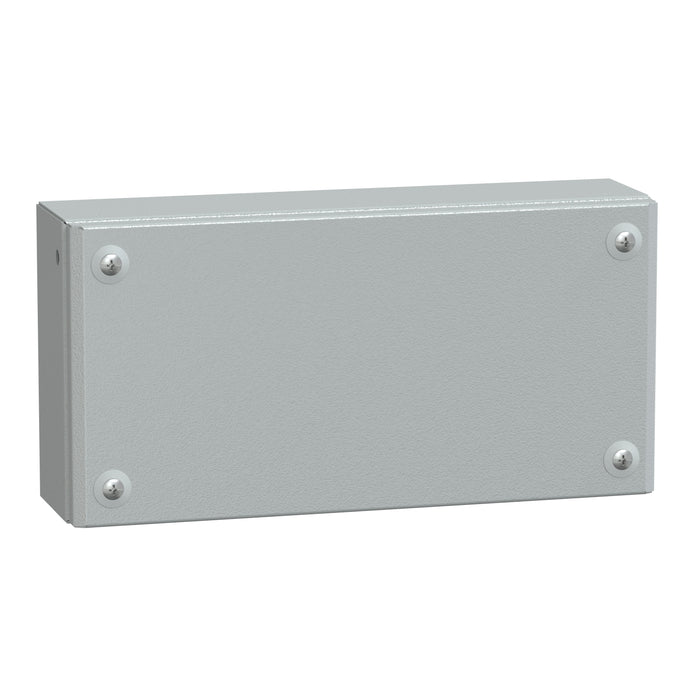 NSYSBM20308 Metal industrial box plain door H200xW300xD80 IP66 IK10 RAL 7035