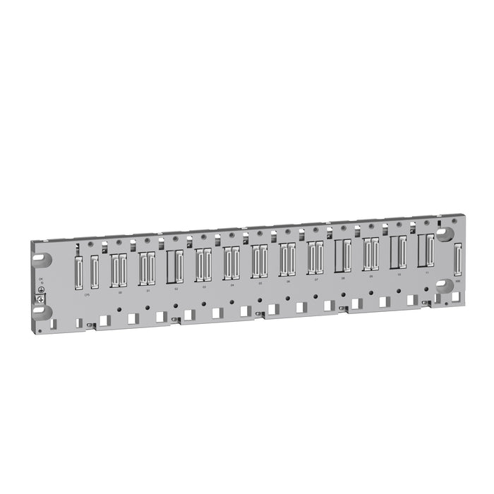 BMEXBP1200 rack, Modicon X80, 12 slots, Ethernet backplane