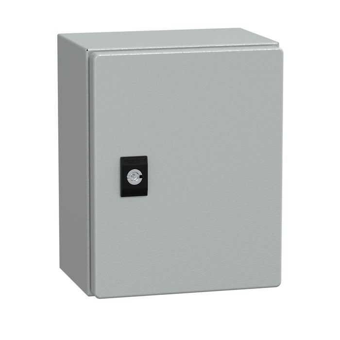 NSYCRN252150P Spacial CRN plain door with mount.plate. H250xW200xD150 IP66 IK10 RAL7035..