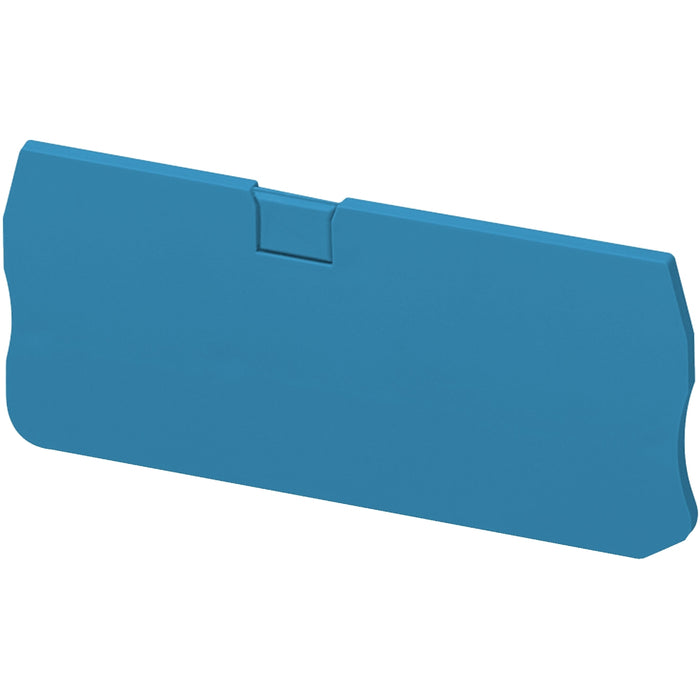 NSYTRACR24BL END COVER, 4PTS, BLUE, 2,2MM WIDTH, FOR SPRING TERMINALS NSYTRR24, NS