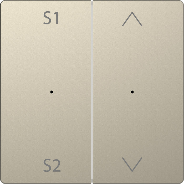 MTN5227-6033 Rocker, Merten System Design, for 2-gang push-button module (Scene1/2, Up/Down), sahara