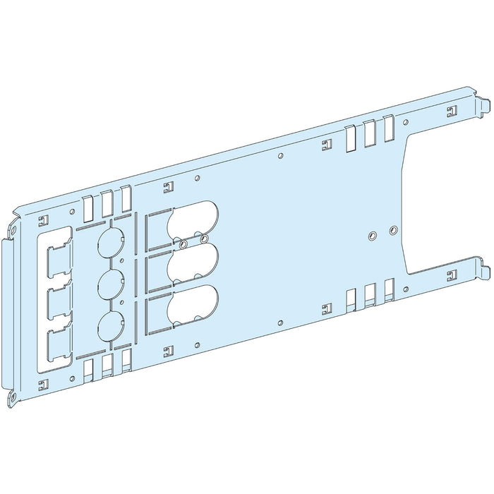 03453 PLACA MONTAJE VIGI NSX/CVS PLUGIN TOGGLE/ROT/MOT - 3P 630A ANCHO HORIZONTAL 650