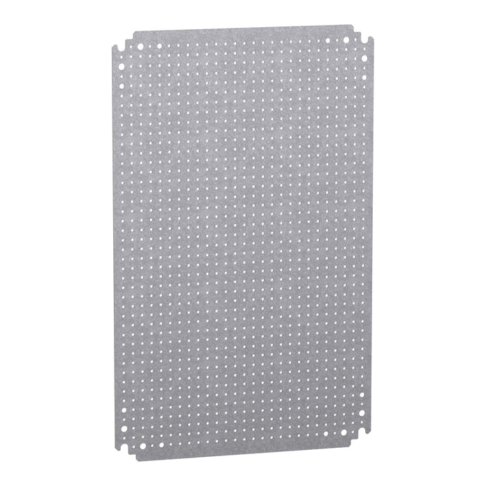 NSYMF64 Microperforated mounting plate H600xW400 w/holes diam 3,6mm on 12,5mm pitch