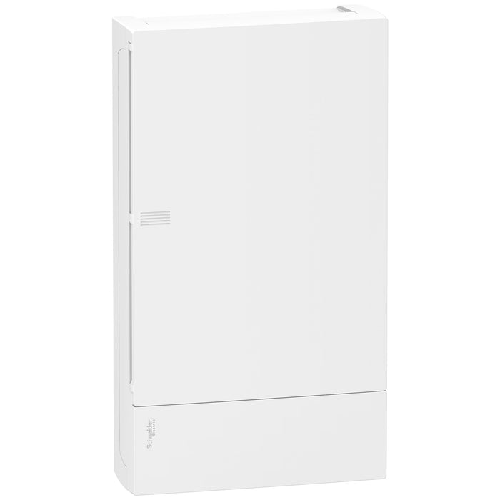 MIP11312 Enclosure, Resi9 MP, surface mounting, 3 rows of 12 modules, IP40, white door, 1 earth terminal block