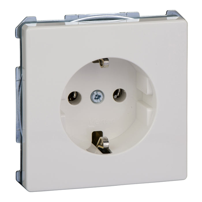 MTN2301-4019 SCHUKO socket-outlet, screwless terminals, polar white, Artec/Trancent/Antique