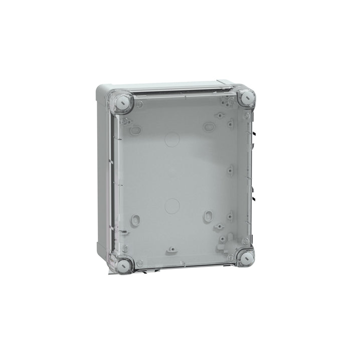 NSYTBS241910HT ABS box IP66 IK07 RAL7035 Int.H275W225D80 Ext.H291W241D88 Transp.cover H20