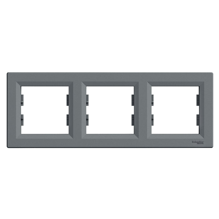 EPH5800362 Horizontal 3-gang frame, steel