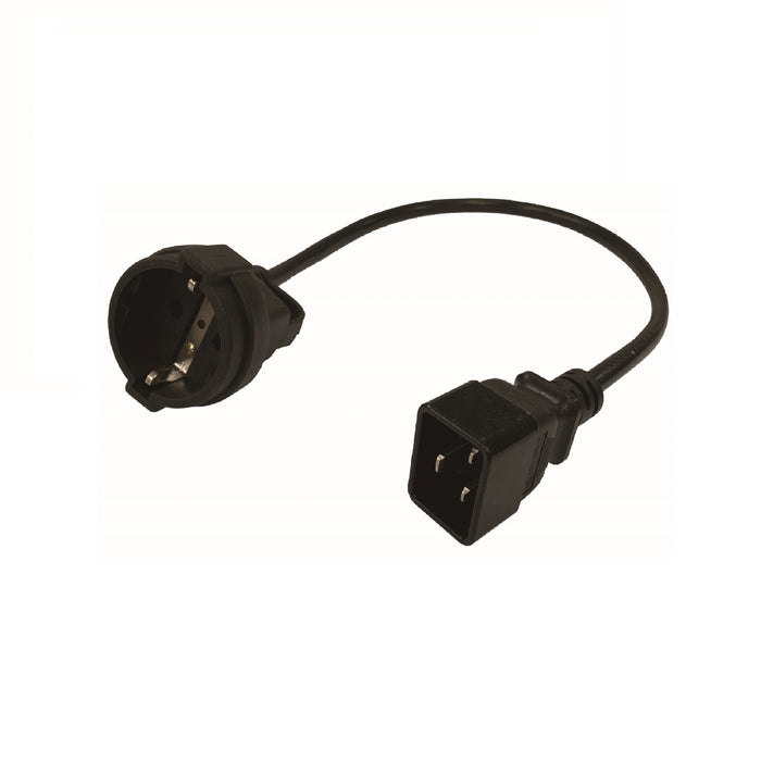 EPDU-PCC0B EPDU power cord, Schuko to C20,0.5m