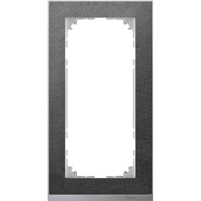 MTN4025-3669 Cover frame, Merten M-Pure Decor, 1 gang, slate