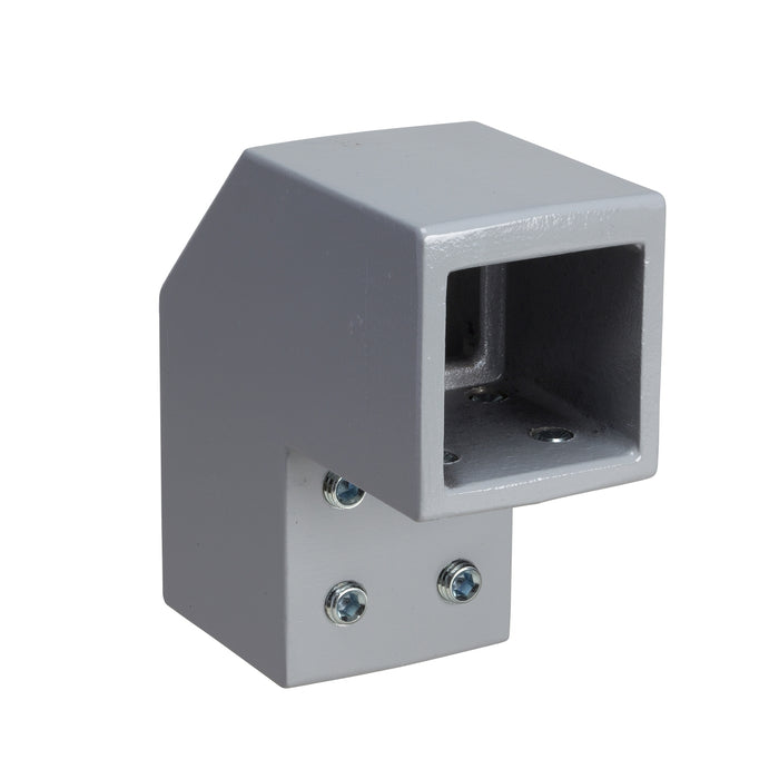 NSYCMUTC80 Fixed bracket, square 80 mm RAL 7040. For SPACIAL S3CM HMI encl.