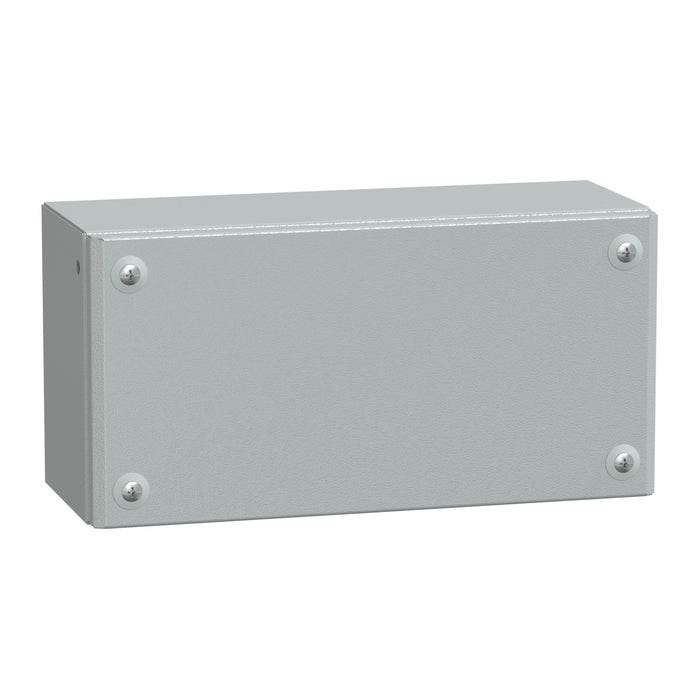 NSYSBM153012 Metal industrial box plain door H150xW300xD120 IP66 IK10 RAL 7035