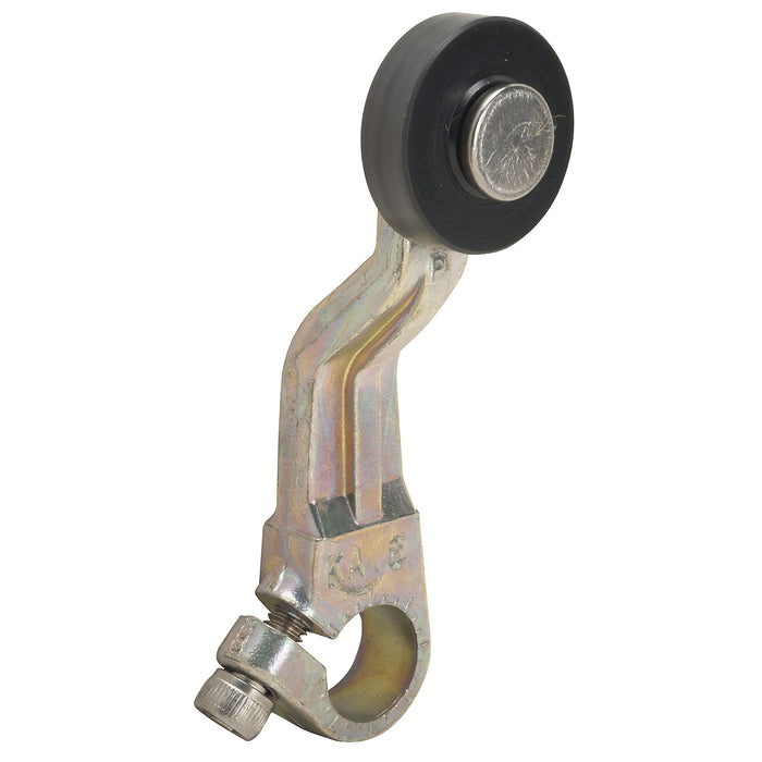 9007KA18 Limit switch lever, 9007, 9007C zinc, fixed length, offset nylon roller