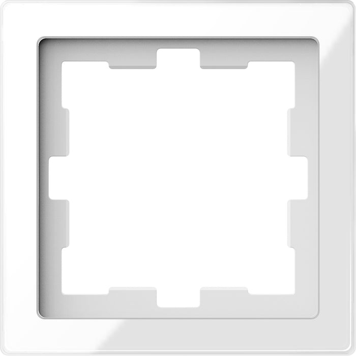 MTN4010-6520 Cover frame, Merten D-Life, 1 gang, crystal white