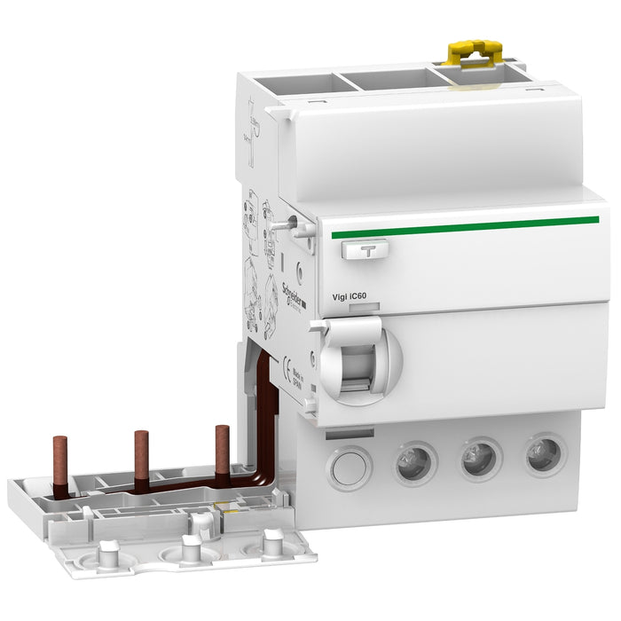 A9V65363 Vigi iC60 - earth leakage add-on block - 3P - 63A - 300mA - SI type - selective