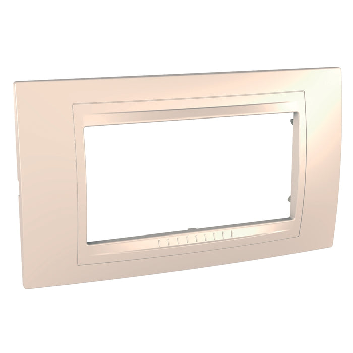 MGU4.104.59 Unica Allegro - cover frame - 4 modules - cream