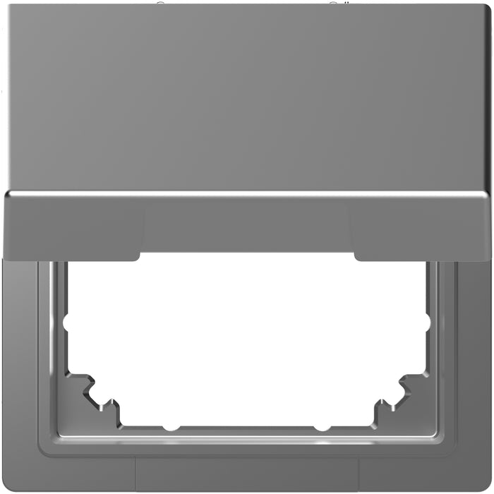 MTN4081-6036 Adapter w. hng.lid to integrate DIN 49075 insrts, stainless steel, System Design