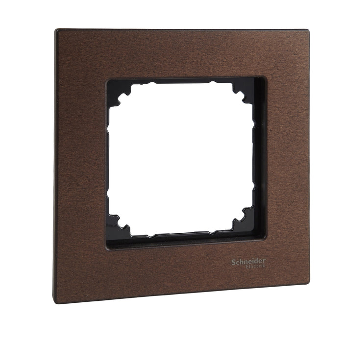 MTN4051-3473 Cover frame, Merten M-Elegance wood, 1 gang, walnut