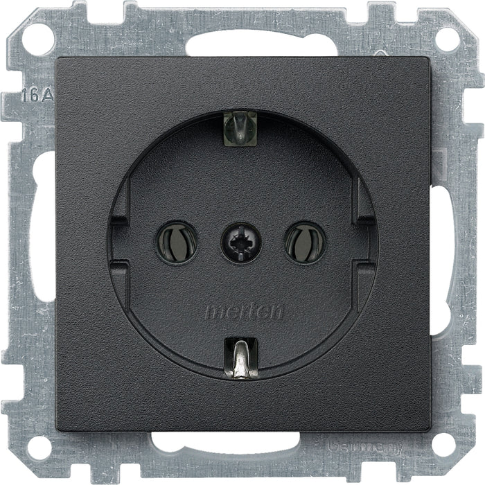 MTN237114 SCHUKO socket-outlet insert, anthracite, System M