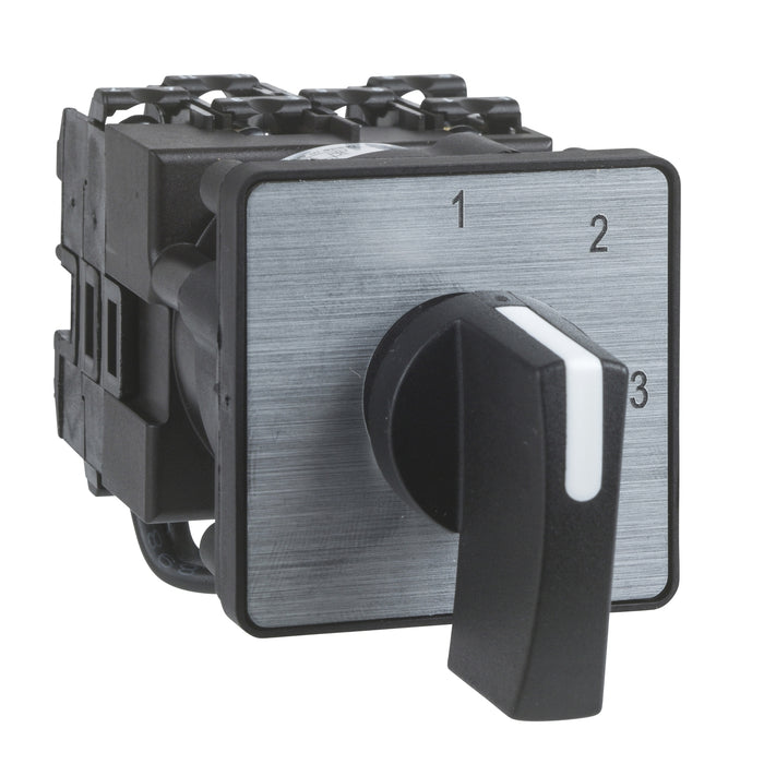 K2F022QLH cam stepping switch - 3-pole - 45° - 20 A - screw mounting