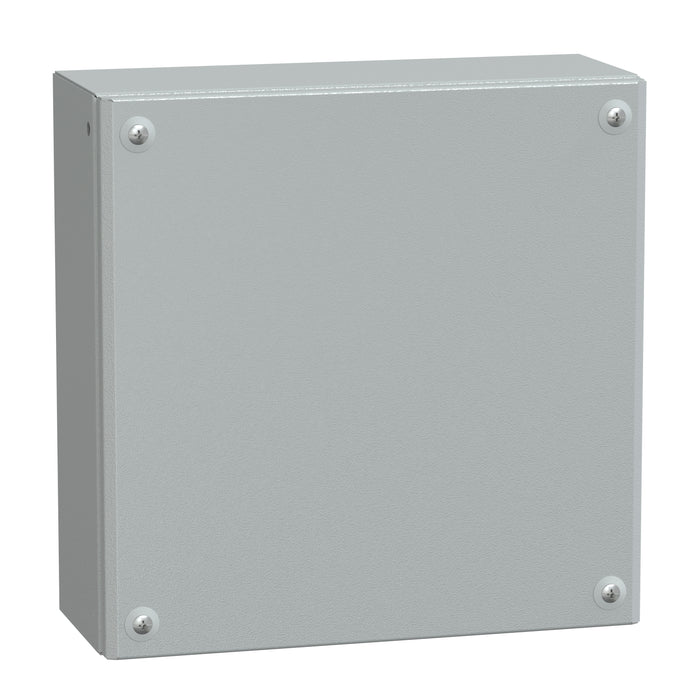 NSYSBM303012 Metal industrial box plain door H300xW300xD120 IP66 IK10 RAL 7035