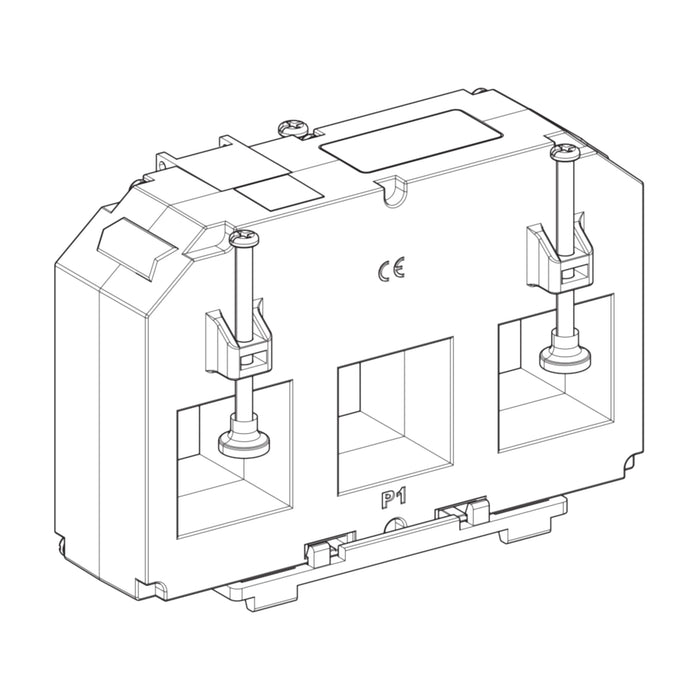 METSECTV25006 LVCT - 3-in-1 solid core CT RJ45 - 25mm entraxe - 60A : 0.333V output