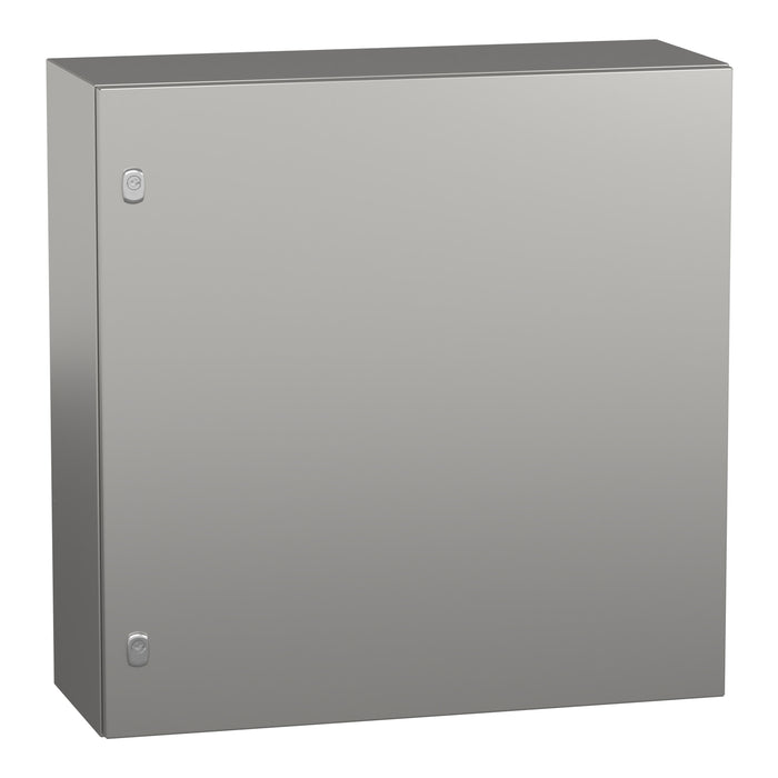 NSYS3X8830H Wall mounted enclosure, Spacial S3X, stainless steel 316L, plain door, 800x800x300mm, IP66