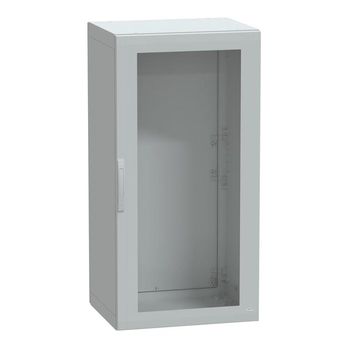 NSYPLA1576TG Floor standing polyester enclosure, Thalassa PLA, glazed door, completely sealed, 1500x750x620mm, IP65, IK08