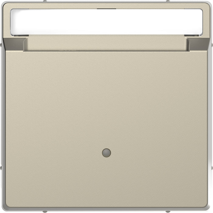 MTN3854-6033 Cover plate, Merten System M, for Hotel keycard holder, with labelling field, sahara