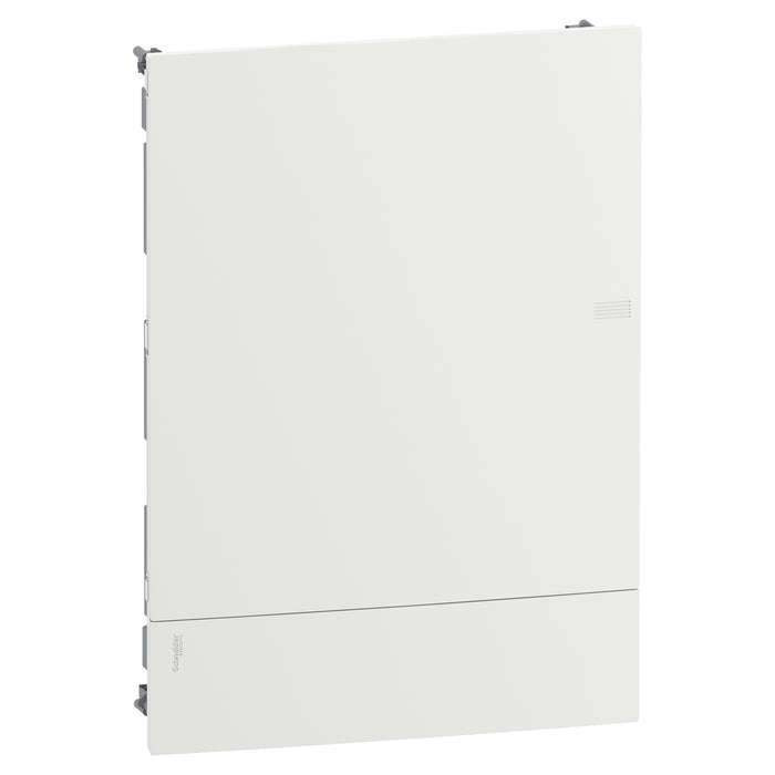 MIP21318 Enclosure, Resi9 MP, flush mounting, 3 rows of 18 modules, IP40, white door, 1 earth terminal block