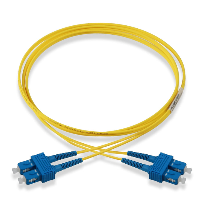 ACTFP2C1S19S20 Fibre optic patch cord, Actassi, OS2, SC-SC, duplex, LSZH, 2 m