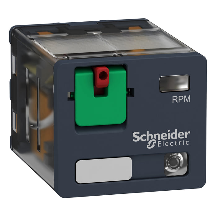 RPM32B7 Power plug-in relay, 15 A, 3 CO, with LED, 24 V AC