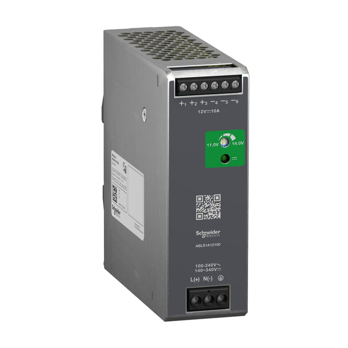 ABLS1A12100 Regulated Power Supply, 100-240V AC, 12V 10 A, single phase, Optimized