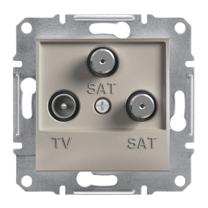 EPH3600169 Asfora,TV-SAT-SAT ending socket, 1dB, bronze