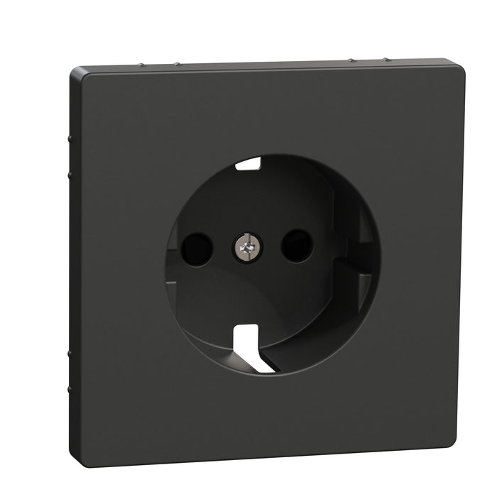 MTN2330-6034 Central plate for SCHUKO socket-outlet insert, shut., anthracite, System Design