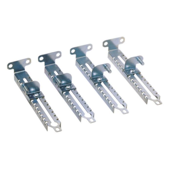 NSYSDCR250 Set of 4 step slides made of treated steel, D250mm