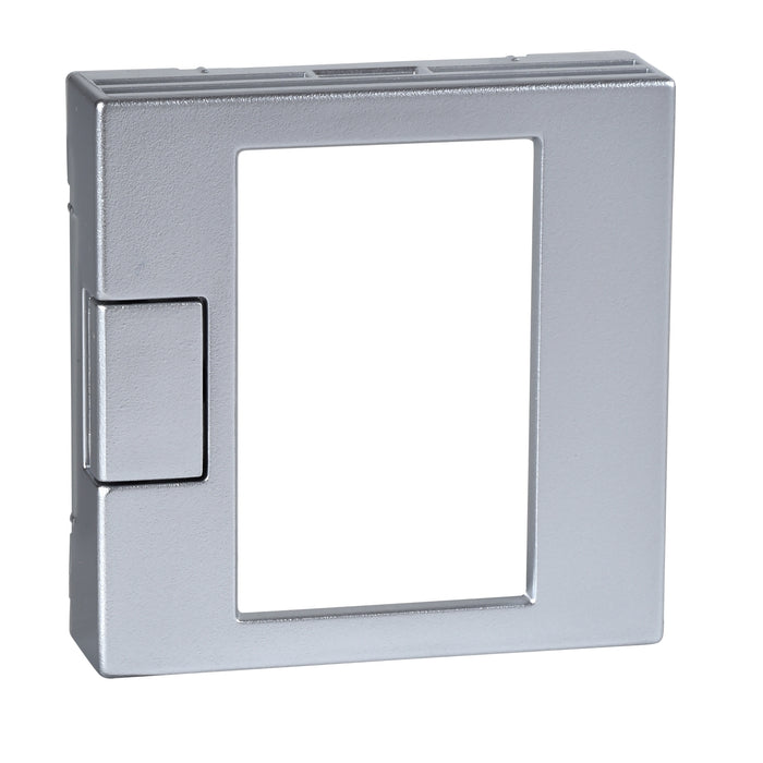 MTN5775-0460 Cover plate, Merten System M, for thermostat with touch display, aluminium